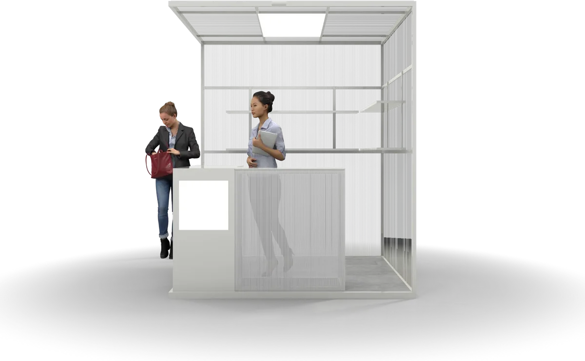 بوث E202 من الأمام